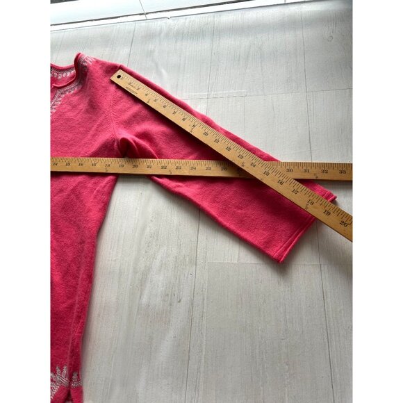 Tommy Bahama Women's Medium Rose Pink 100% Cashmere Tunic - Picture 8 of 10